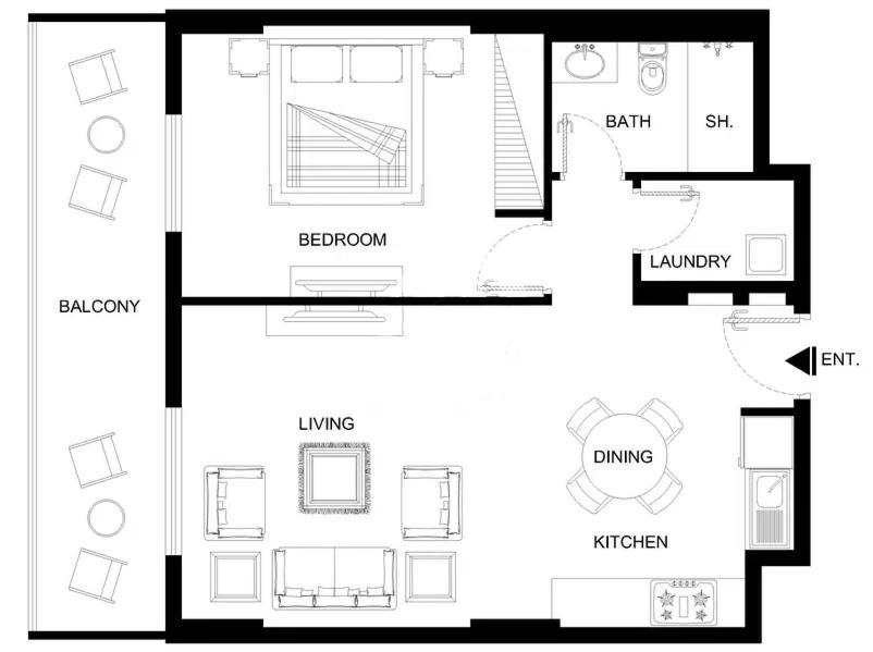 Lux - The La Mer Sea View Suite 3 Dubaj Zewnętrze zdjęcie